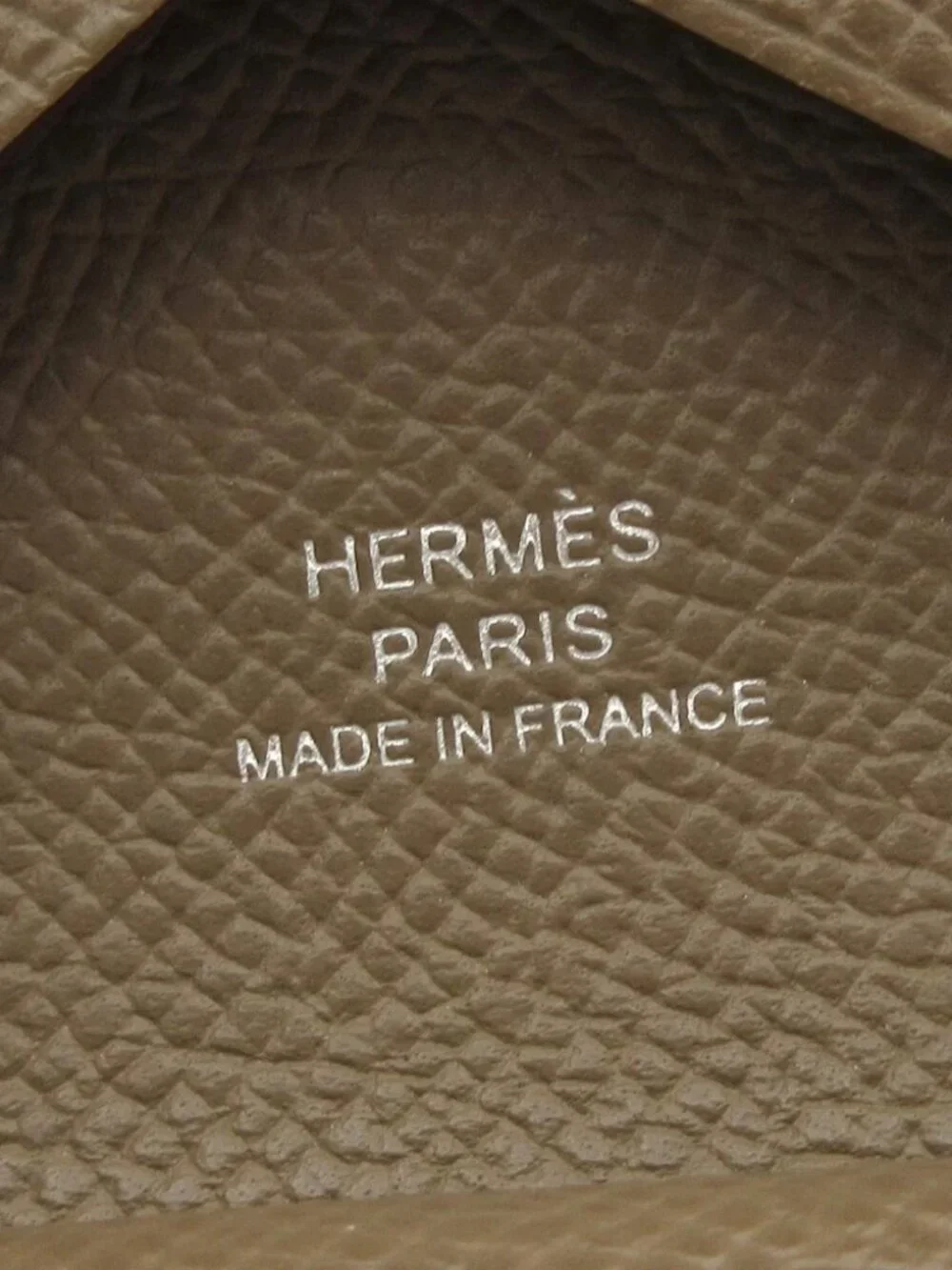 HERMES Calvi Duo Dark Brown Veau Epsom W Coin Case